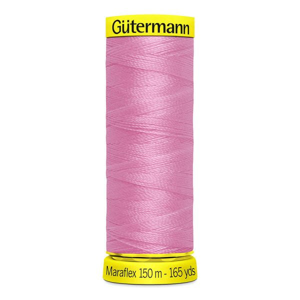 Gutermann Maraflex Elastic Thread 150m Flamingo Pink/663
